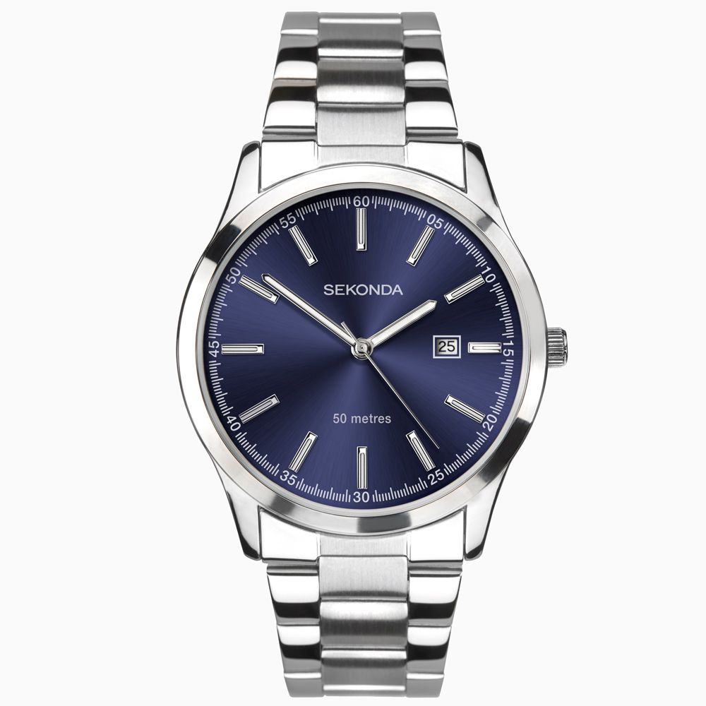 Blue face hot sale sekonda watch