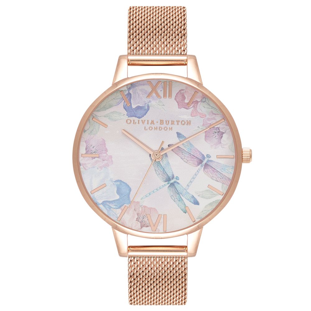 Olivia Burton Ladies Painterly Prints Watch Virgin Atlantic Duty